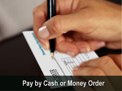 Cash or Money order